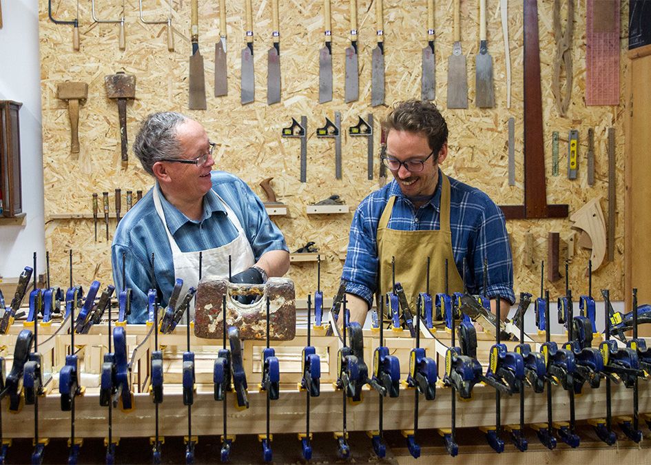 SUP wooden workshop otter rails tool wall