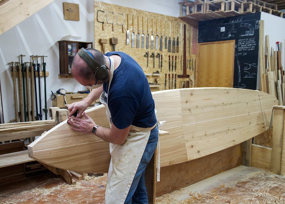 SUP shaping wooden otter workshop