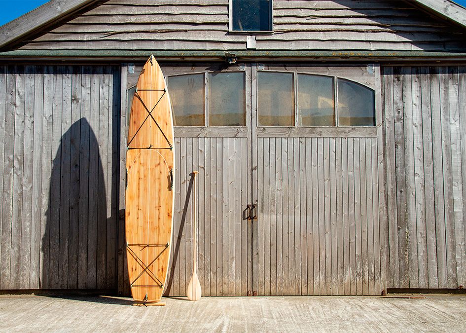 Wooden SUP otter endeavour