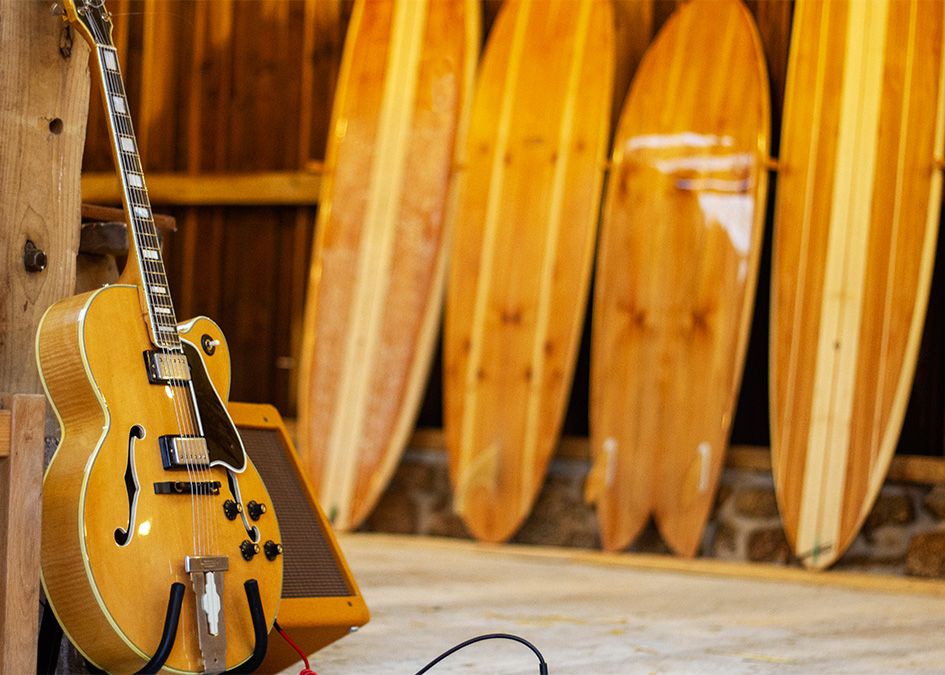 Otter AGM wooden surfboard