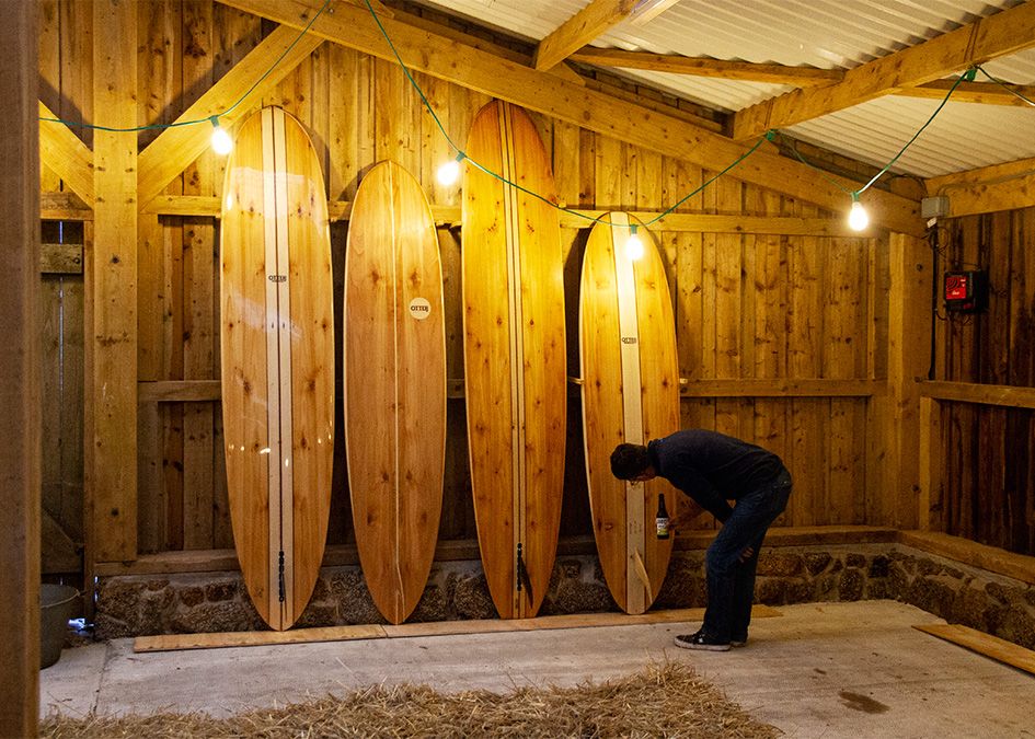 Otter AGM wooden surfboards
