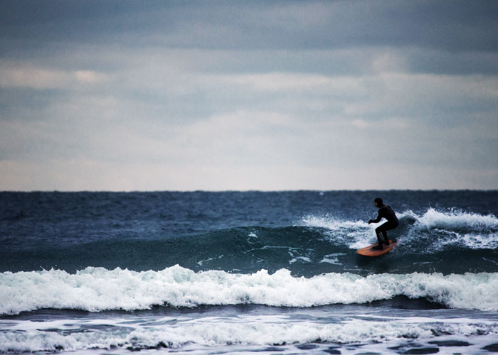 Winter waves James on original fetch