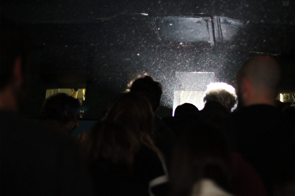 London Surf film Festival LSFF 2012 Otter Wooden Surfboards Projector light