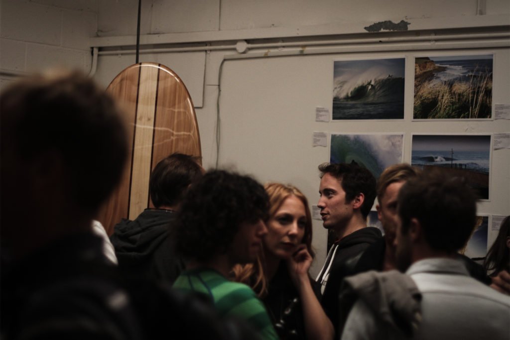 London Surf film Festival LSFF 2012 Otter Wooden Surfboards conversation crowd