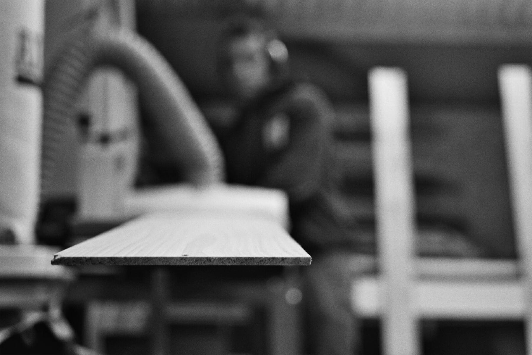 The Storyboard by James Otter and Mat Arney Wooden Surfboard Project sanding planks