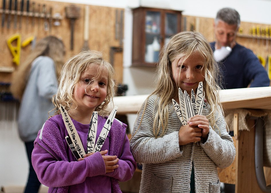 summerfield wooden paddleboard workshop making many hands