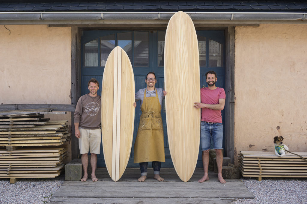 Otter Wooden Surfboard Workshop June 2021 Mike and Jon-Mike James and Jon Group