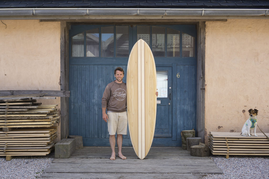Otter Wooden Surfboard Workshop June 2021 Mike and Jon-Mike James and Jon Mike Solo