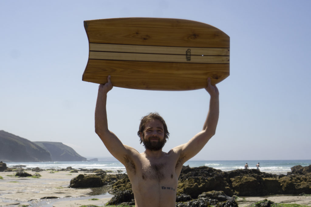 Otter wooden bodyboard