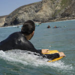Otter Wooden Bodyboard Wave Cornwall Beach