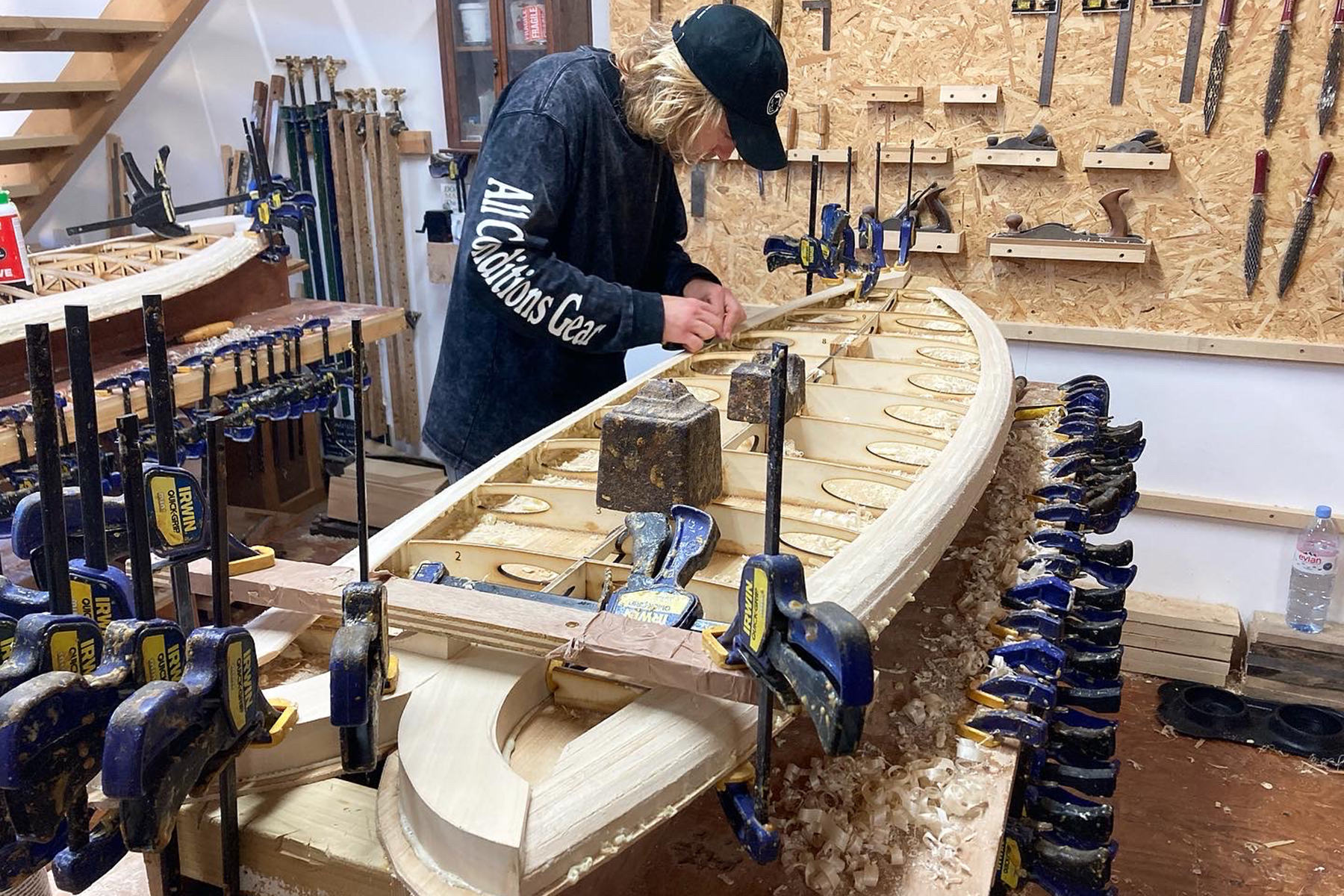 otter wooden surfboard workshop course shaping make your own