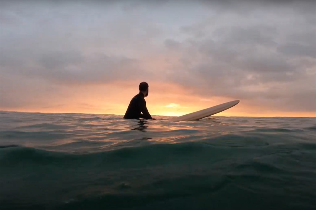 Mark surf sunset