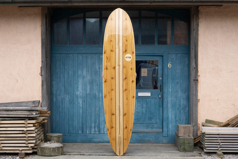 pieces of eight otter wooden surfboard