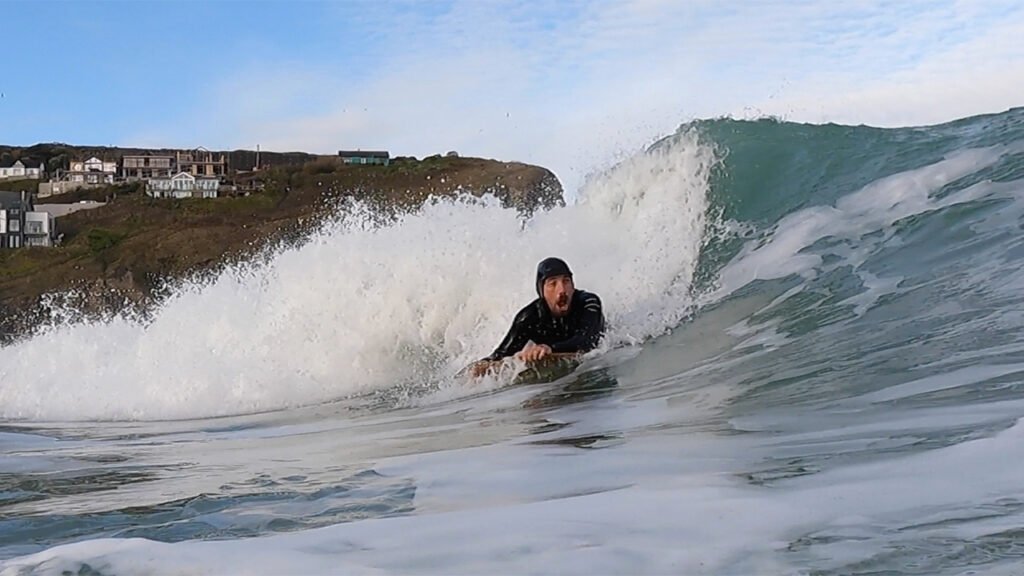 otter paipo bodyboard wood