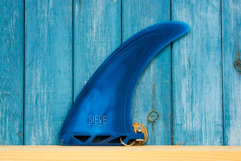 Sieve fin otter surfboards recycled plastic