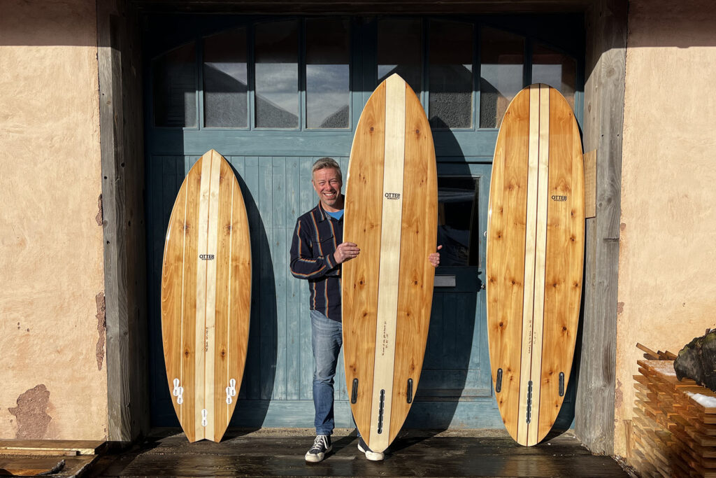 surfboard pick up otter wooden surfboards