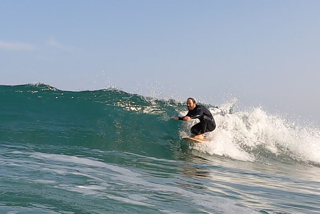MMSC otter wooden surfboards wave summer