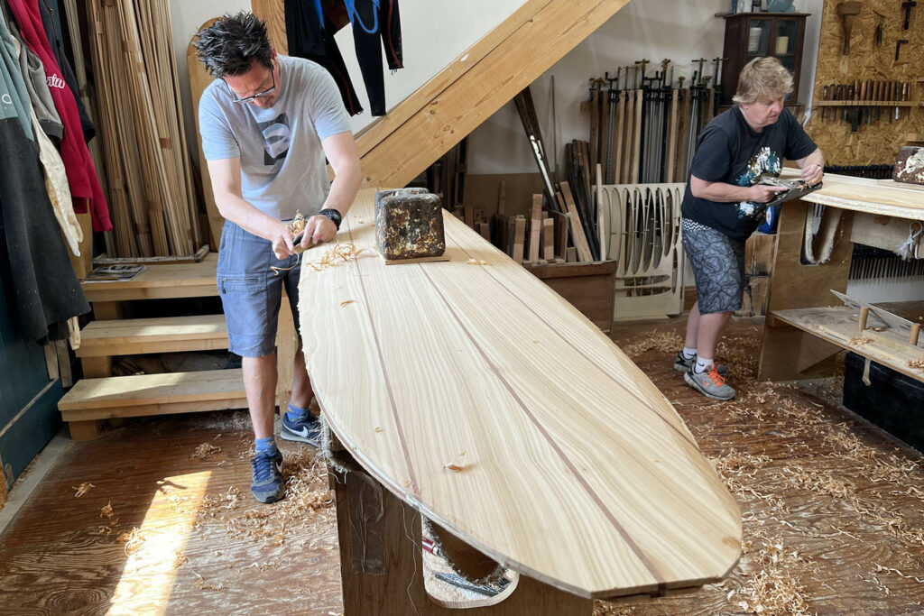 Otter surfboards make your own workshop shaping