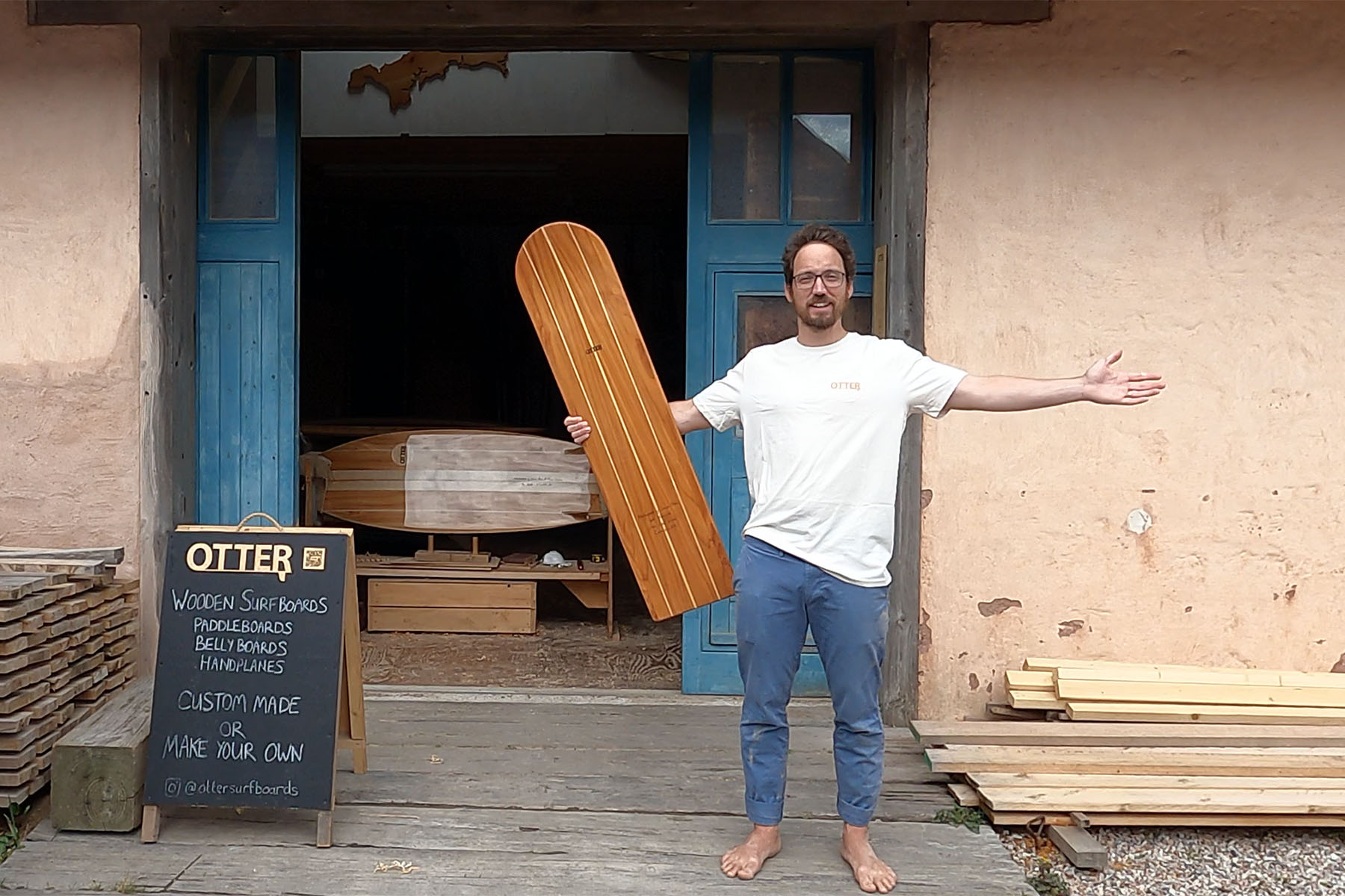 otter surfboards bellyboard workshop