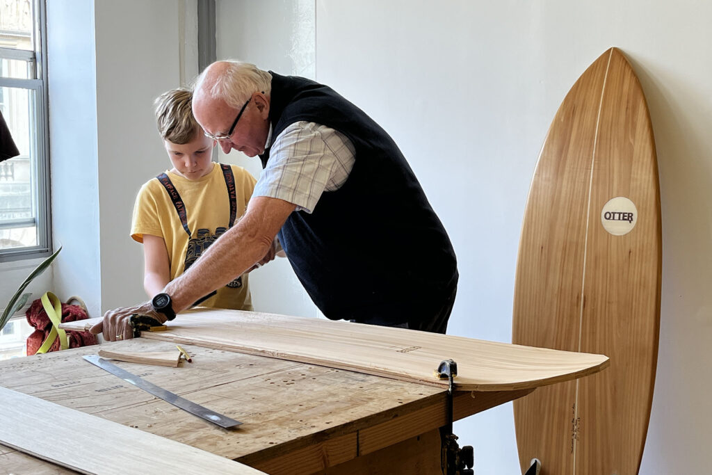 otter surfboards make your own workshop at finisterre