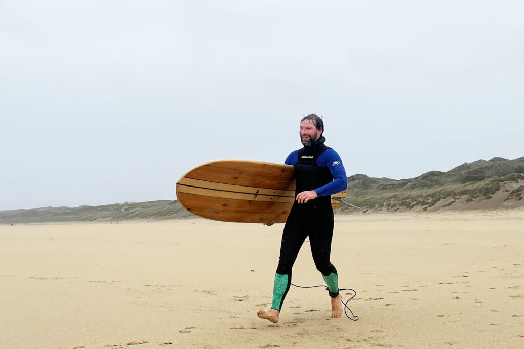 otter wooden surfboards AGM