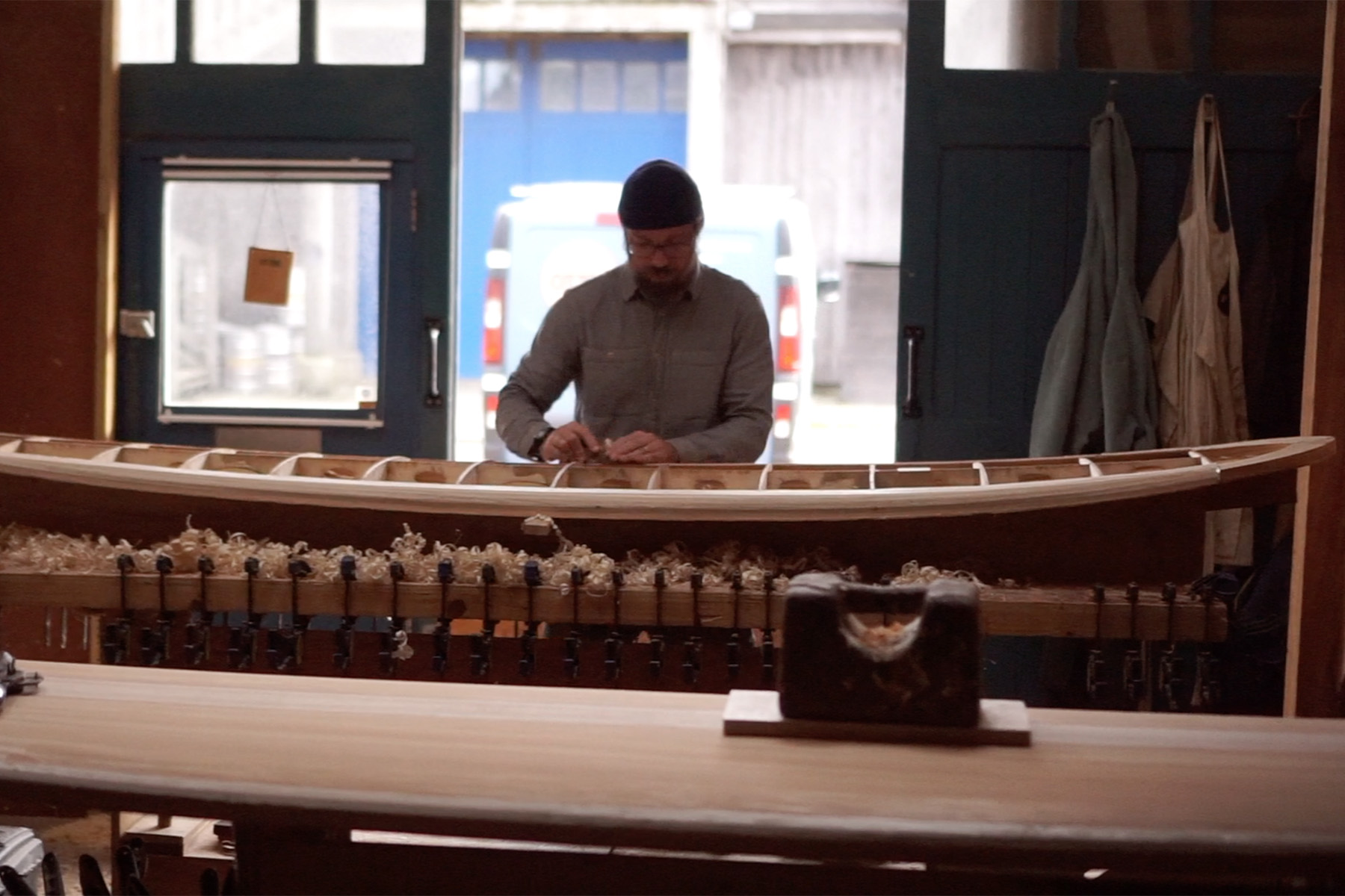 otter wooden surfboards shaping custom woodwork