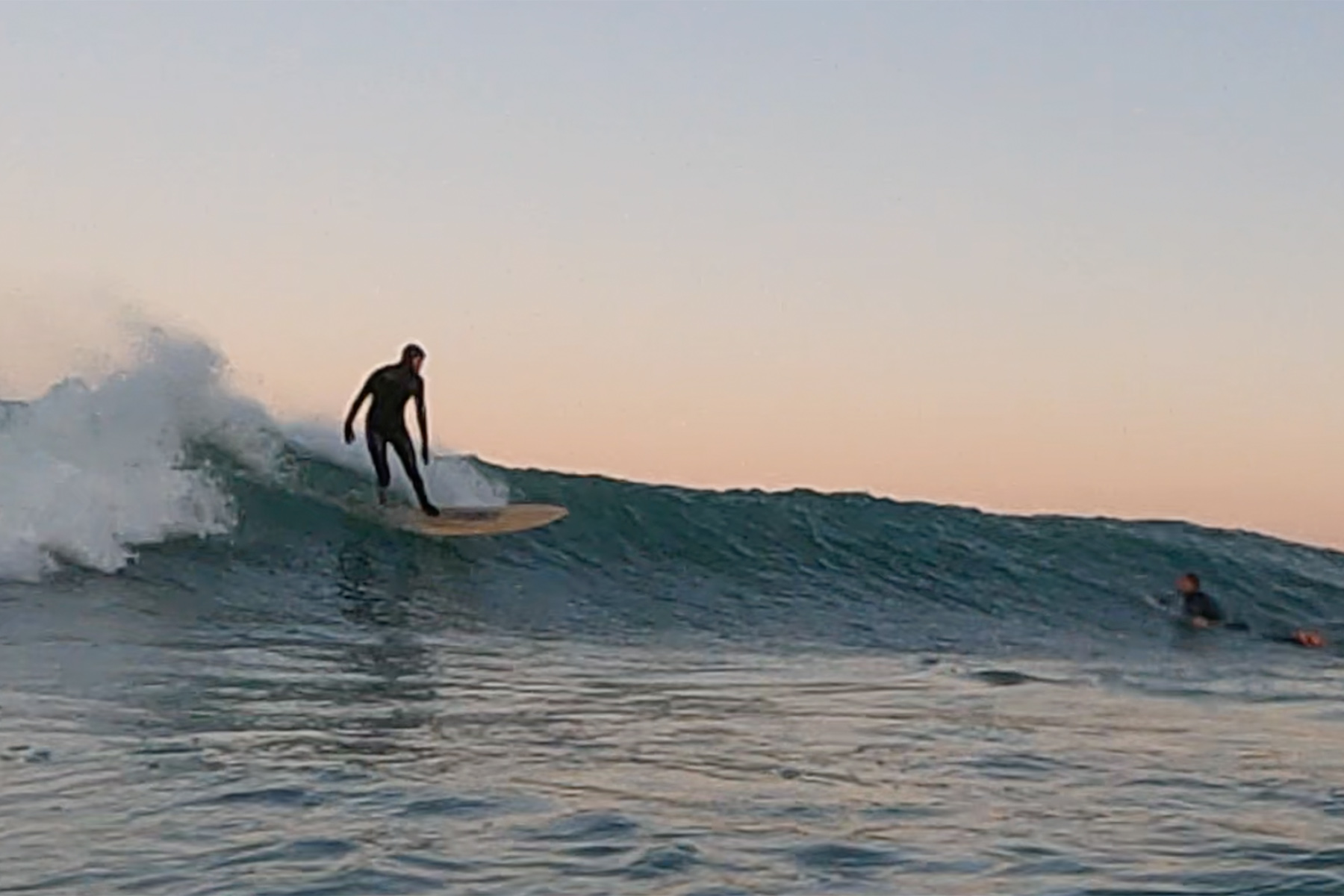 MMSC otter wooden surfboards surfer wave