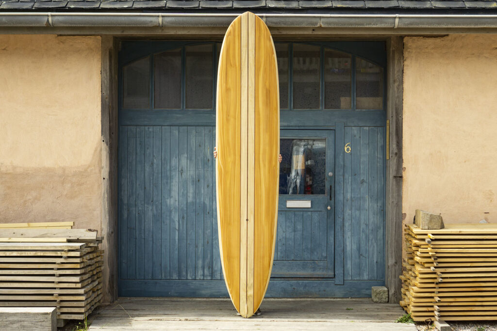 otter wooden surfboard longboard