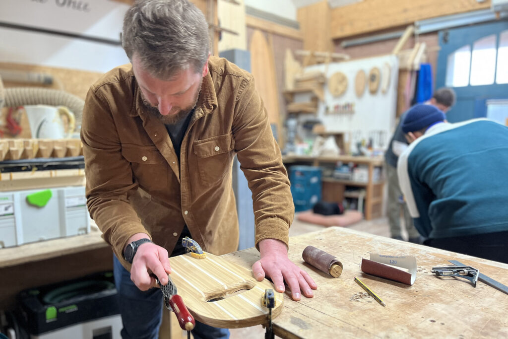 otter bodysurfing handplane workshop