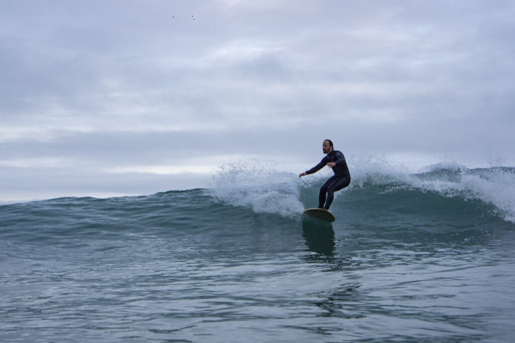 otter surfboards wooden surfer wave woodburner