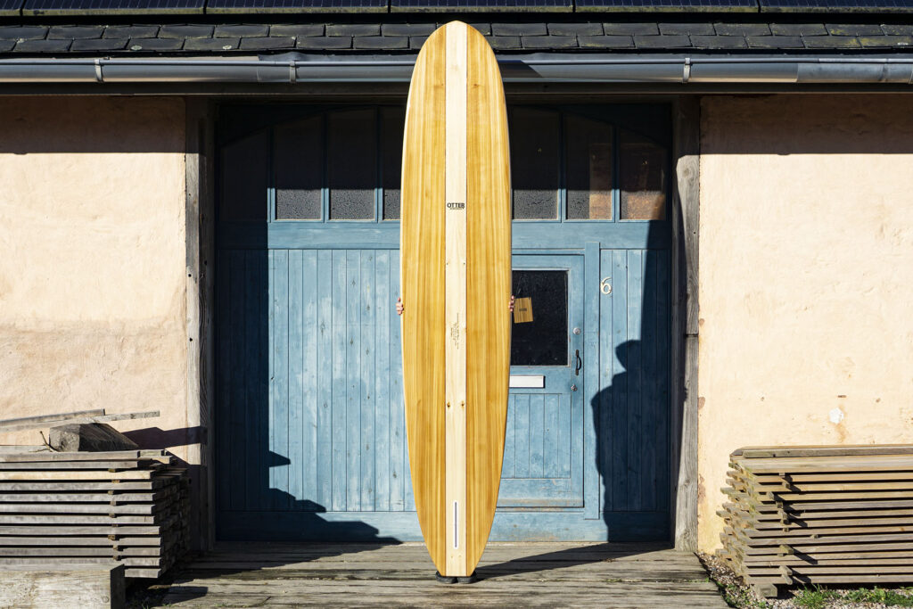 otter wooden surfboard
