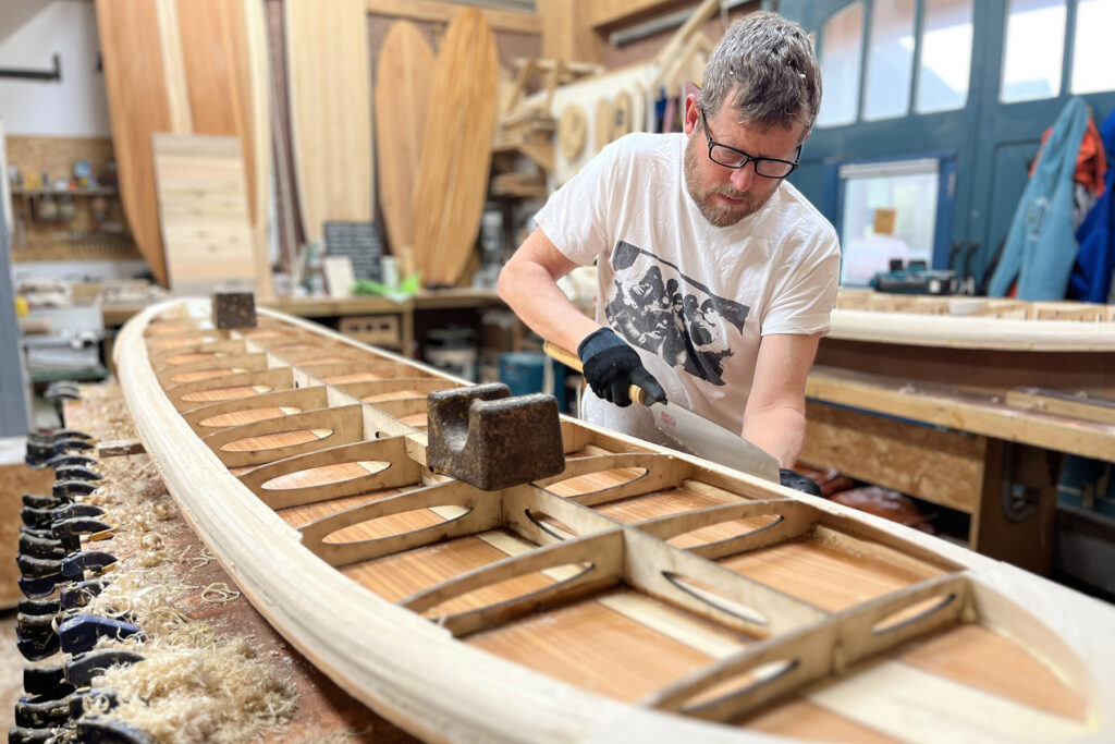 otter surfboards workshop make your own wooden surfboard