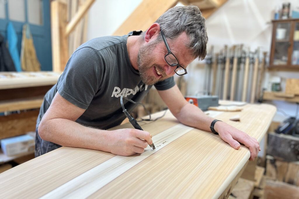 otter surfboards workshop make your own wooden surfboard