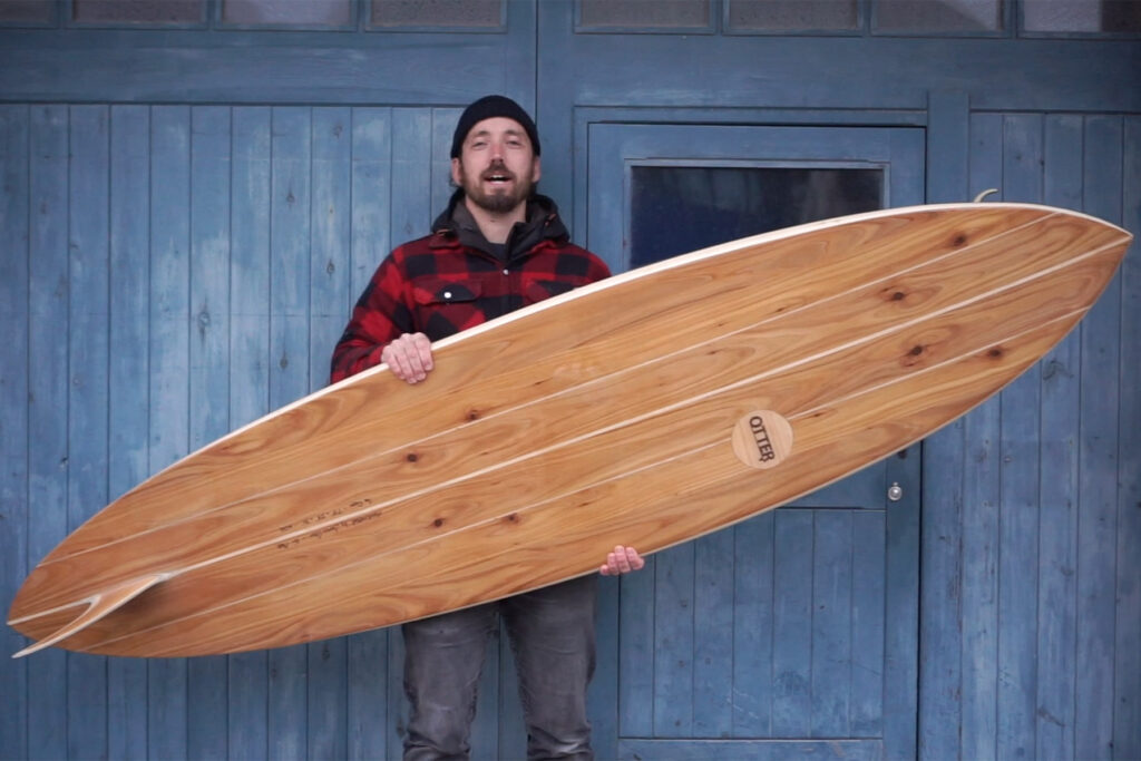 otter wooden surfboards custom