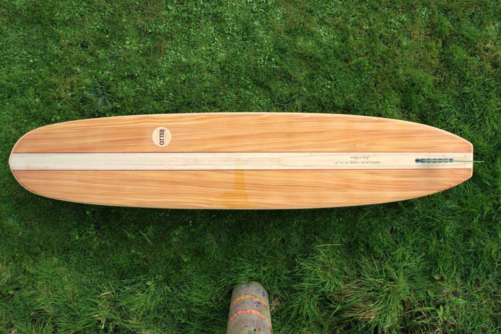 otter wooden surfboards 9'8 cali log longboard