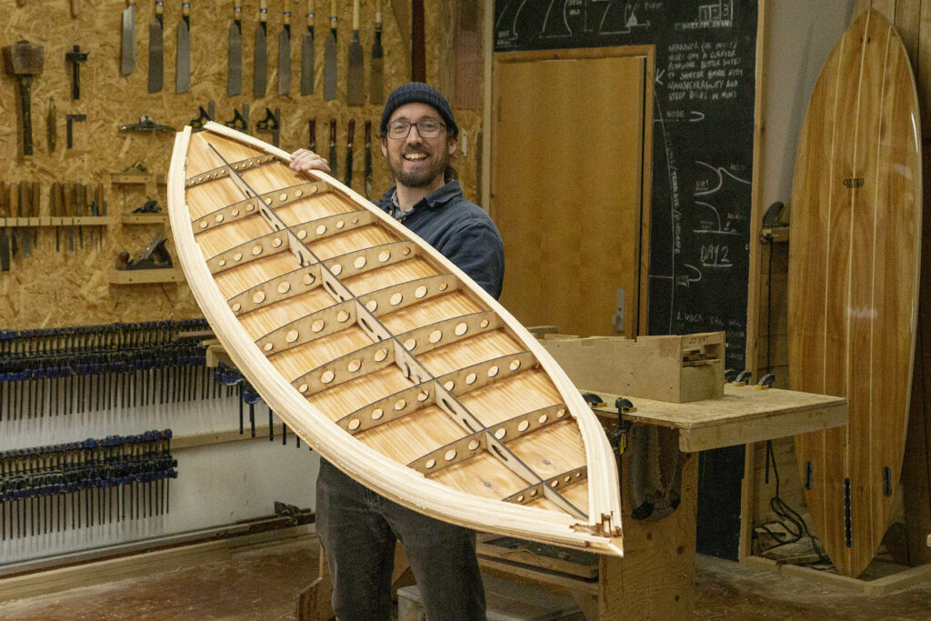 james otter wooden surfboards making how to