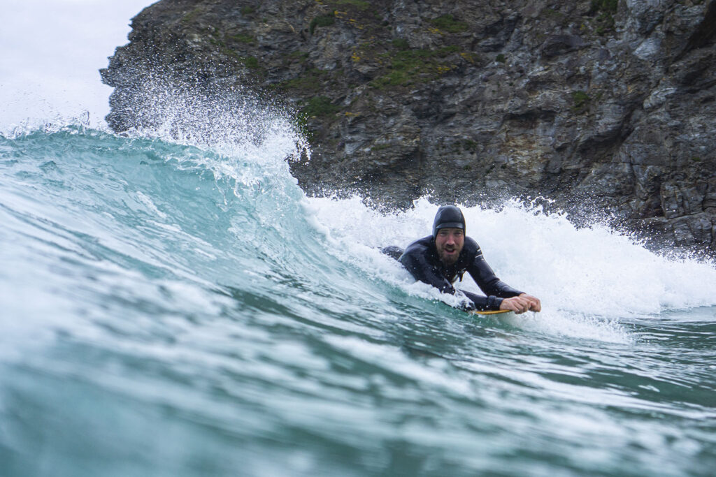 otter surfboards bellyboarding glassy wave