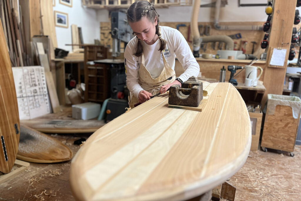 otter surfboards make your own workshop course experience shaping