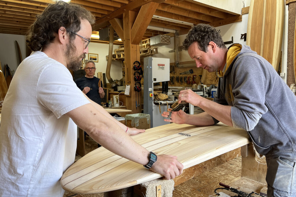 otter wooden surfboards make your own workshop experience