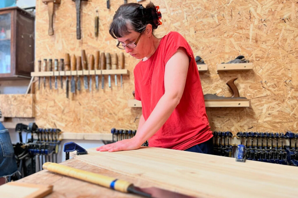 otter wooden surfboards make your own handplane bellyboard course cornwall sustainable