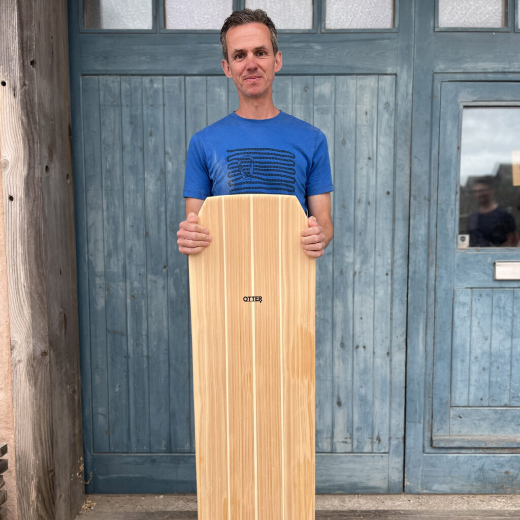 otter wooden surfboards make your own handplane bellyboard course cornwall sustainable