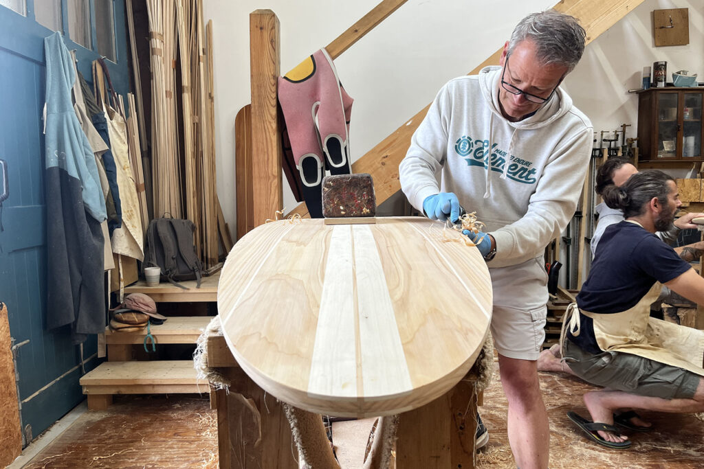 otter wooden surfboards make your own workshop course