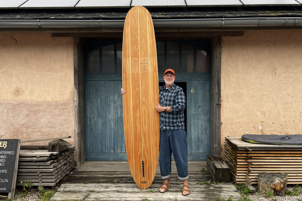 otter wooden surfboard make your own blue doors
