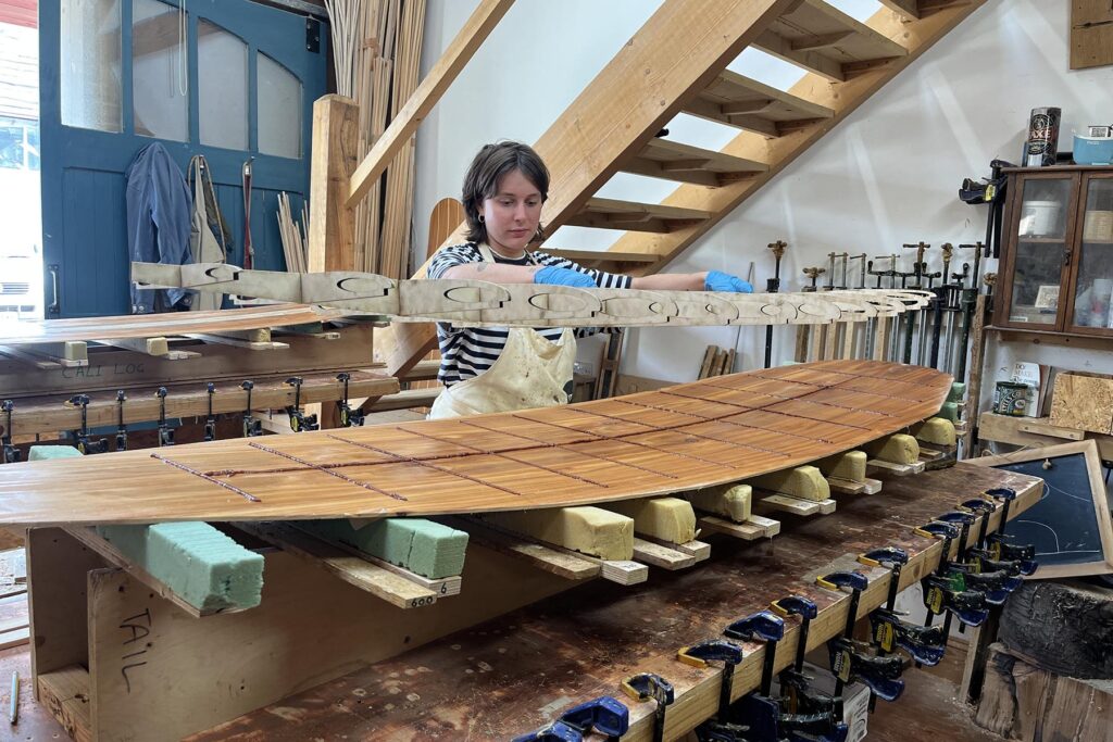 otter wooden surfboard workshop make your own