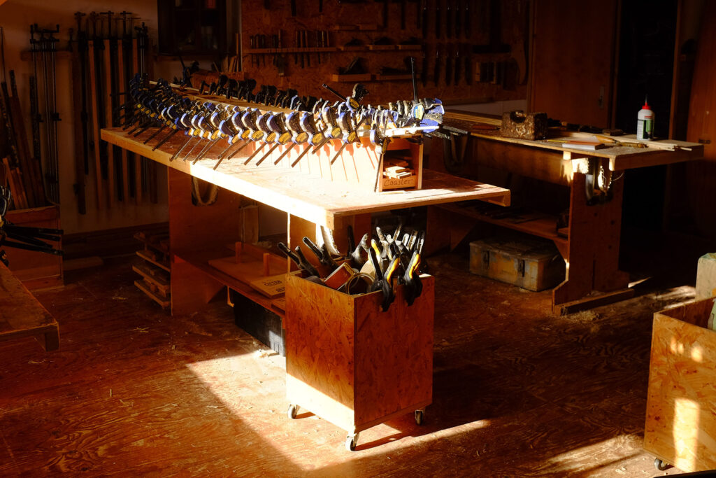 Gavin Otter Wooden Surfboard Coaster Making in the sun