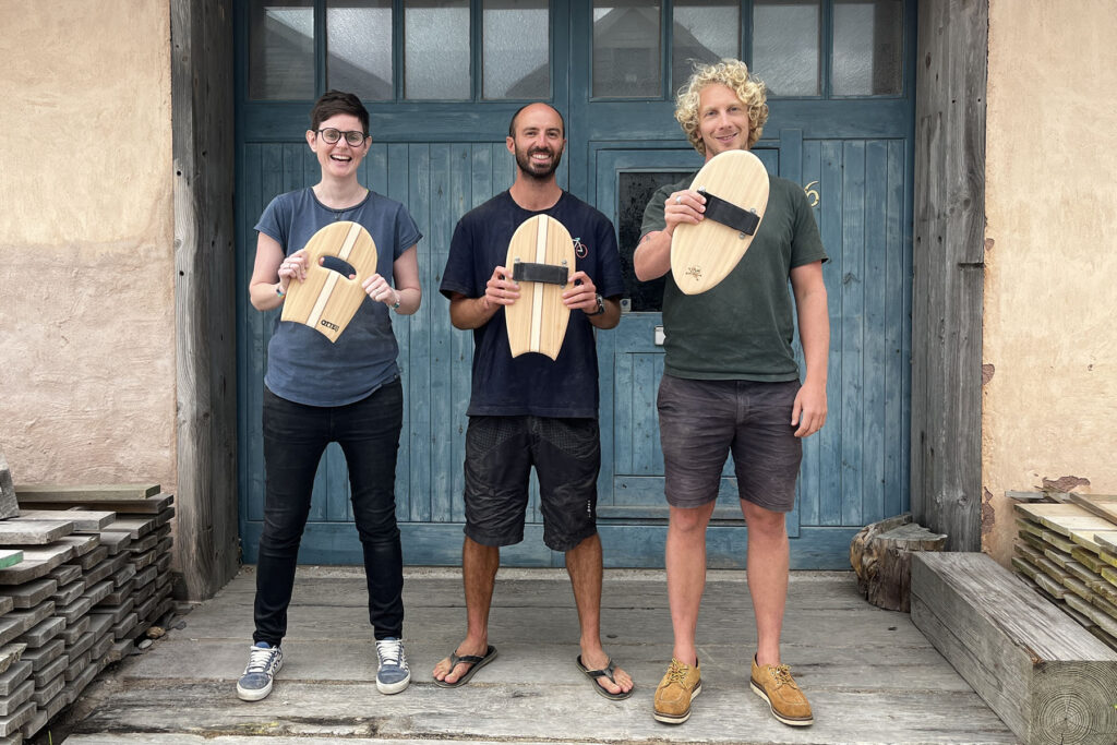 otter surfboards making workshop bodysurfing handplane sustainable