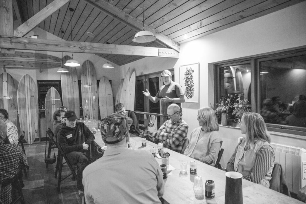 otter wooden surfboards annual gathering of makers AGM evening