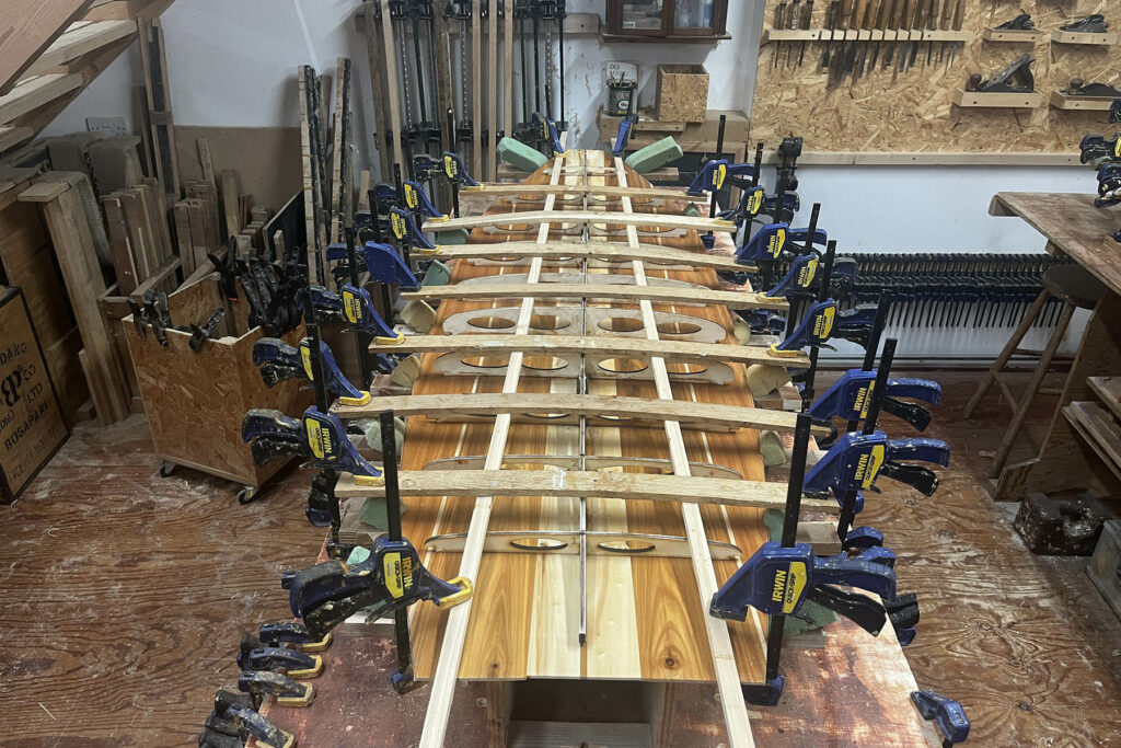 otter wooden surfboard make your own workshop day onev