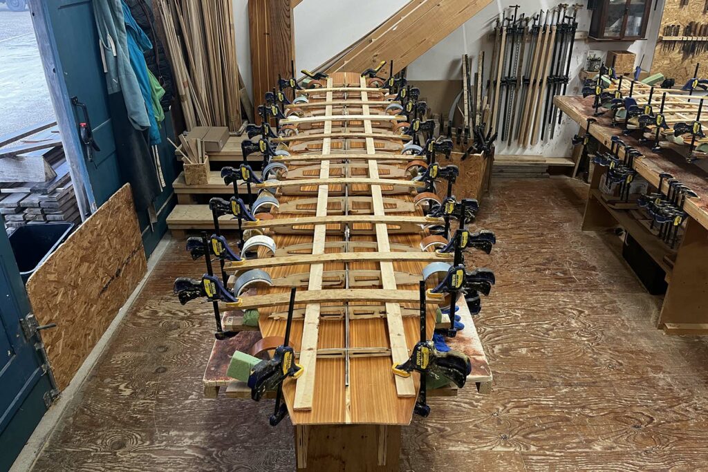 otter wooden surfboard make your own workshop day one