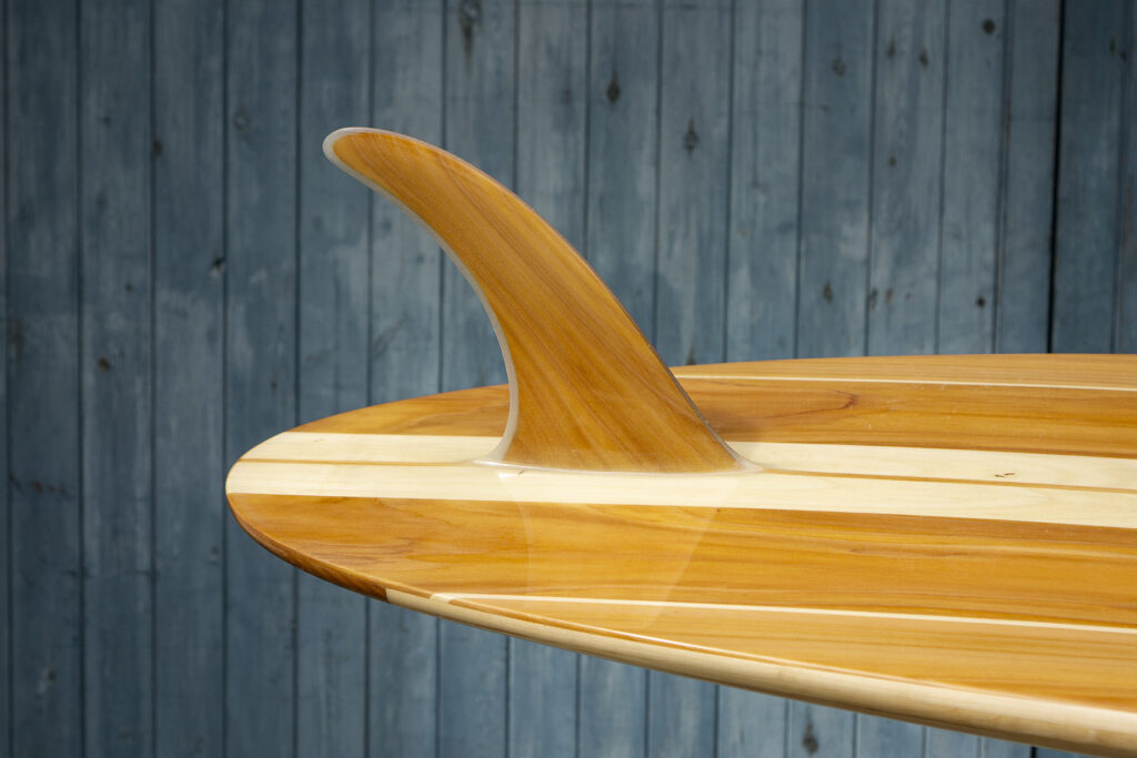 otter wooden surfboards single fin sustainable